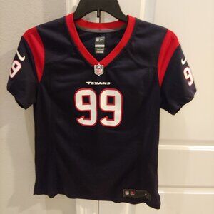 Nike On Field Texans JJ Watt #99 Mens Large Blue NFL Football Jersey Sewn